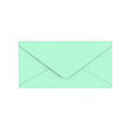DL Jade Green British Made 100gsm Gummed V-Flap Envelope (110 x 220mm)