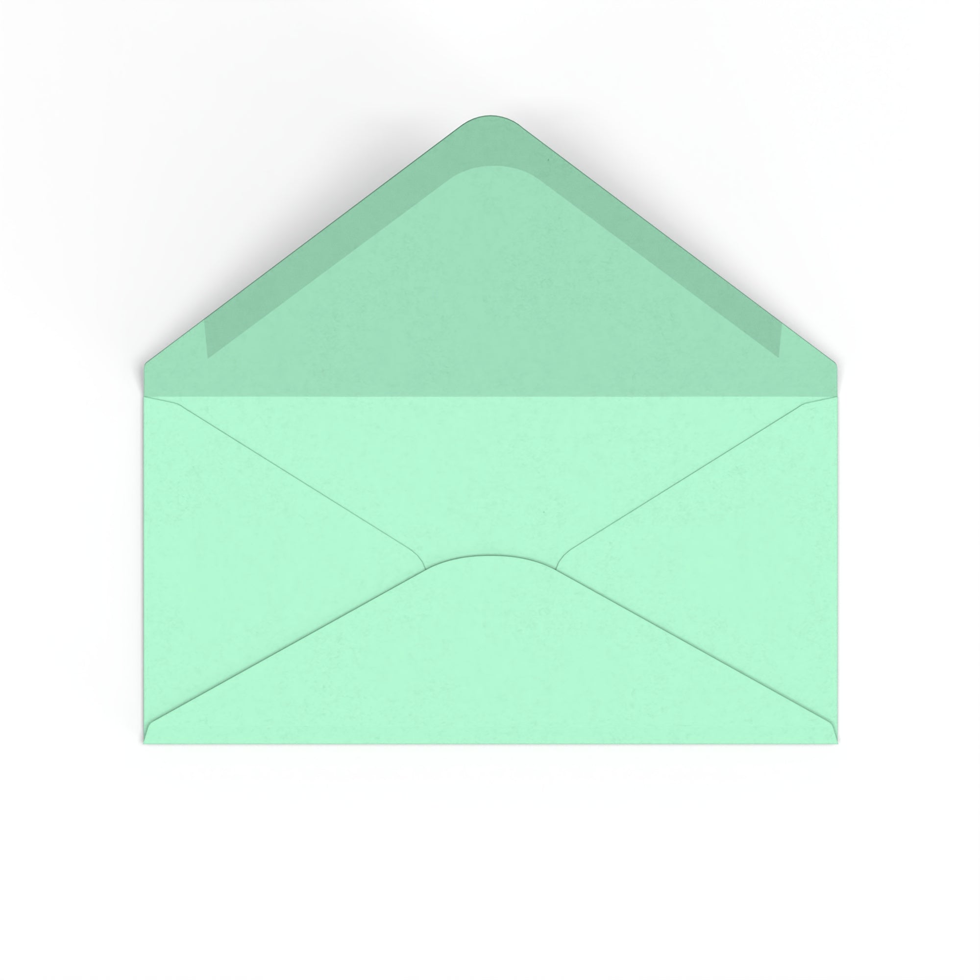 DL Jade Green British Made 100gsm Gummed V-Flap Envelope (110 x 220mm)