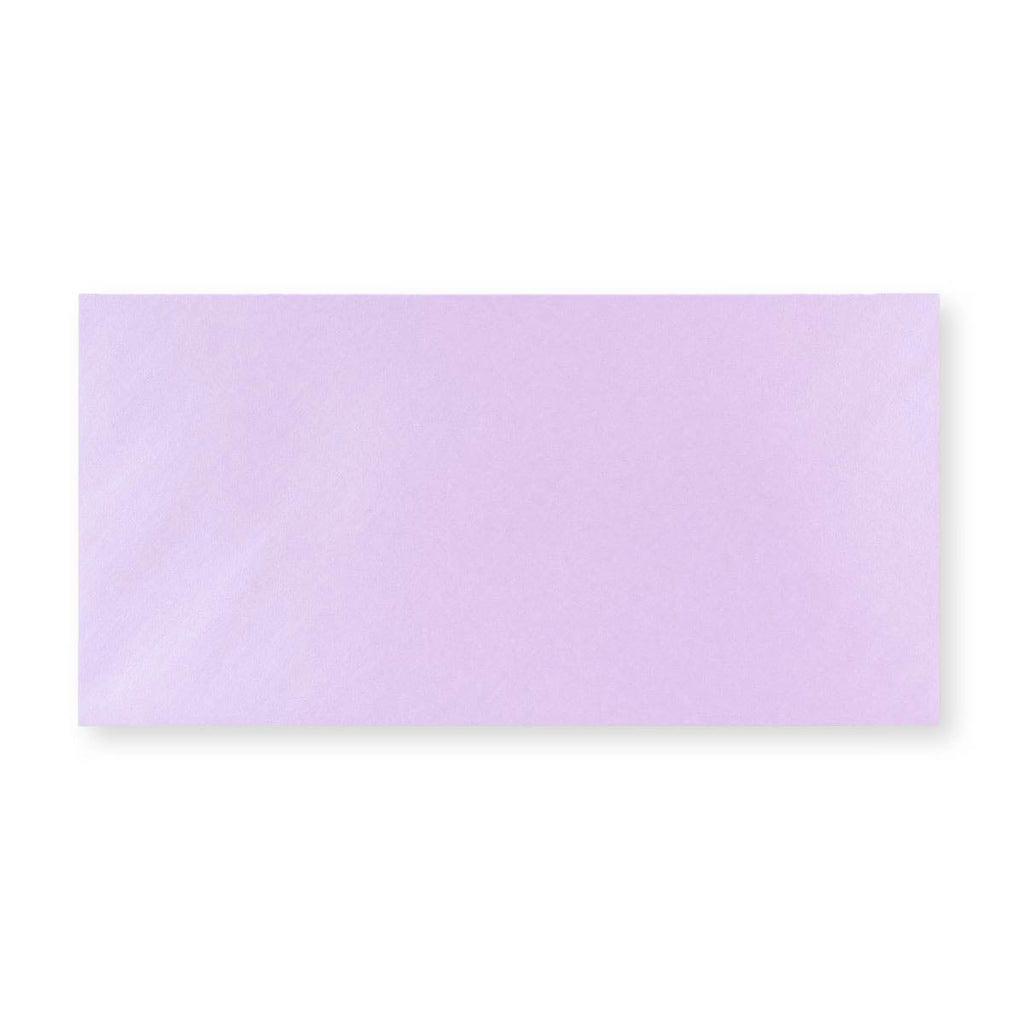 DL Lilac Lustre 100gsm Gummed V-Flap Envelope (110 x 220mm)