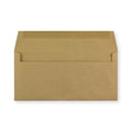 DL Manila Brown 80gsm Gummed Recycled Envelope (102 x 216mm)