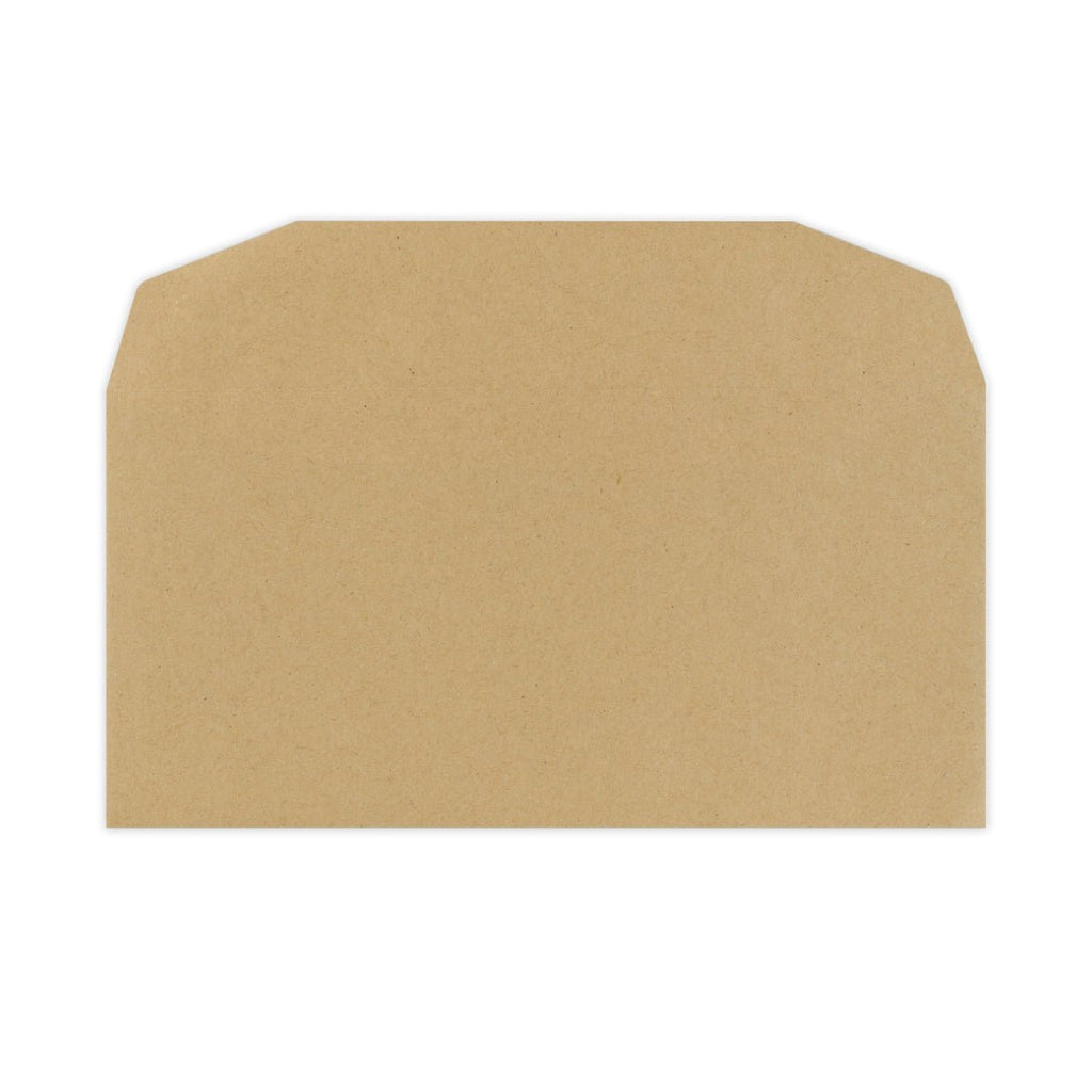 DL Manila Brown Business 80gsm Gummed Envelope (110 x 220mm)