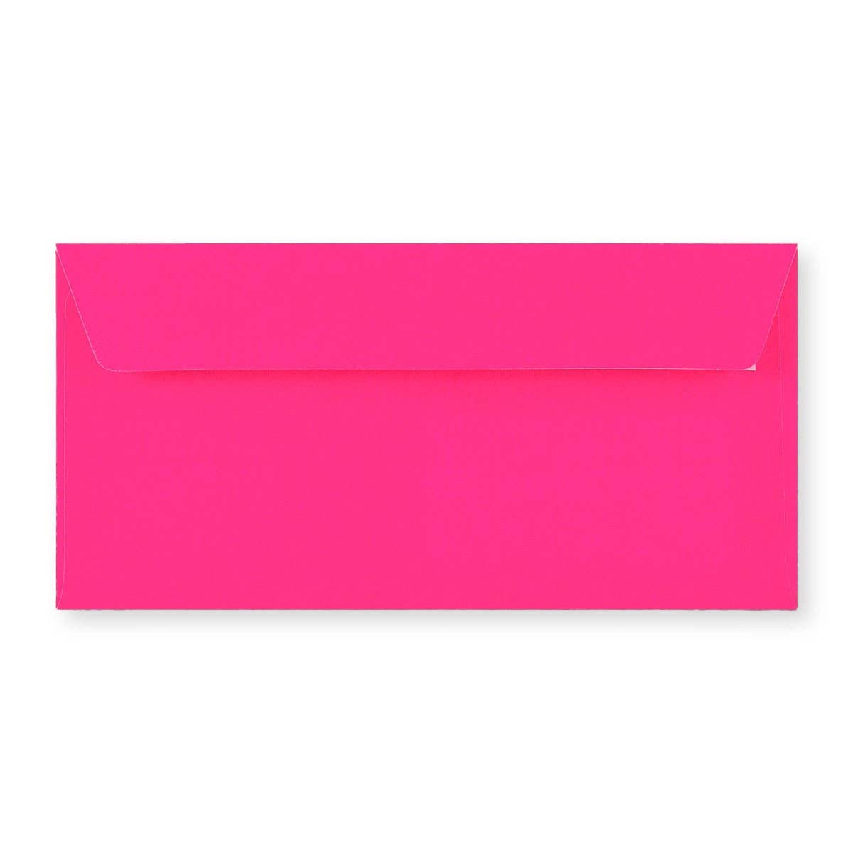 DL Pink 90gsm Peel & Seal Neon Envelope (110 x 220mm)
