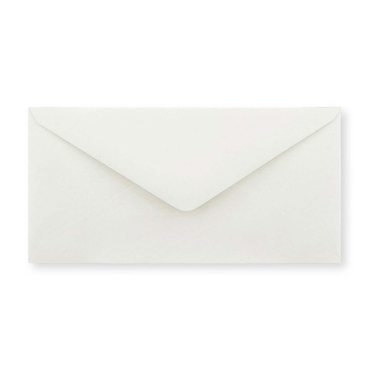 DL White Hammer 110gsm Gummed V-Flap Envelope (110 x 220mm)