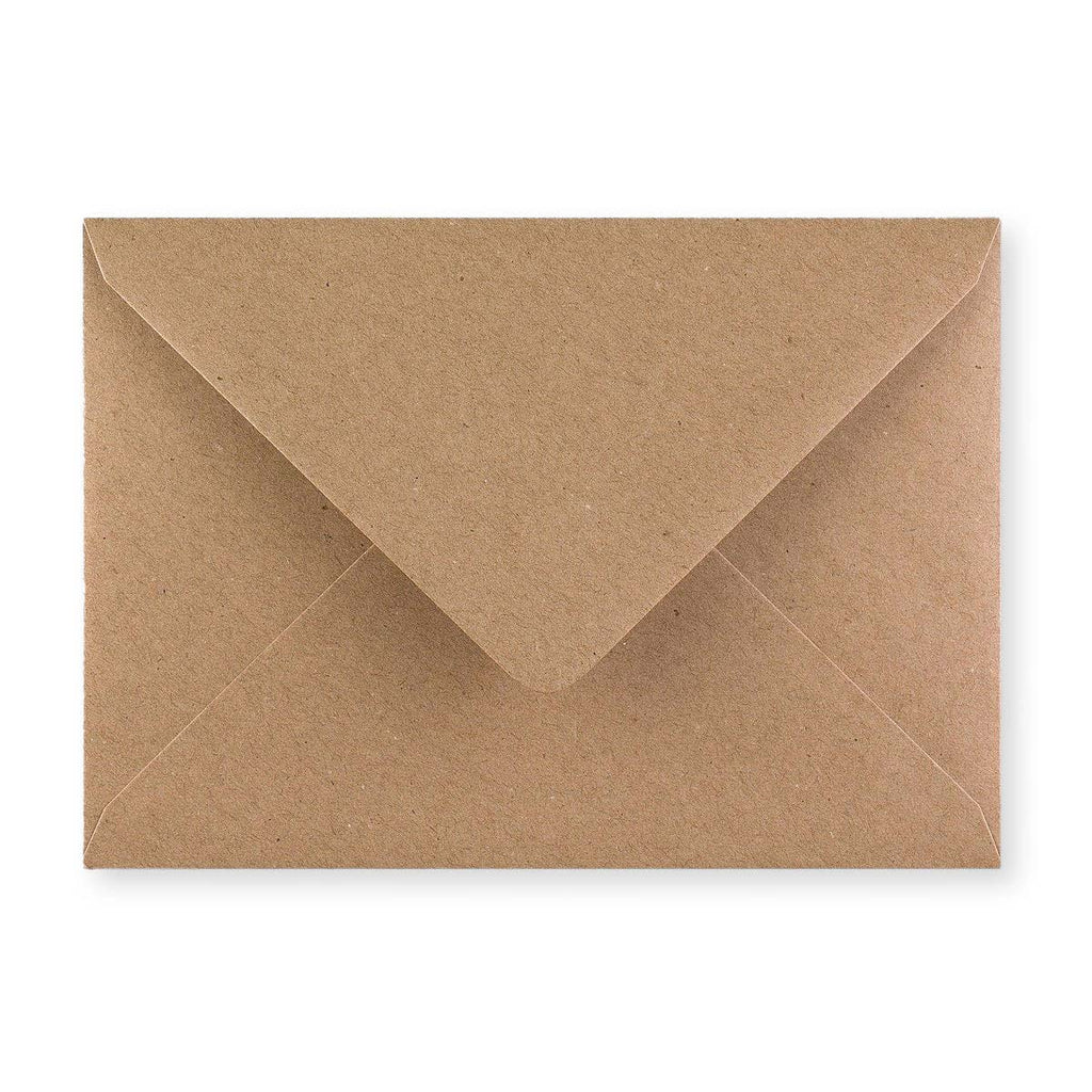 Fleck 125gsm Recycled Gummed V-Flap Envelope (125 x 175mm)
