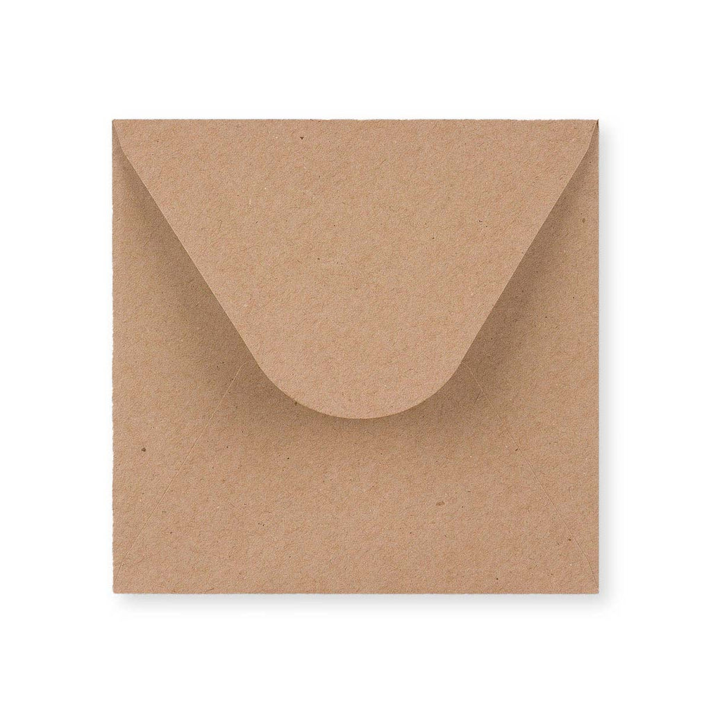 Fleck 125gsm Recycled Gummed V-Flap Envelope (130 x 130mm)