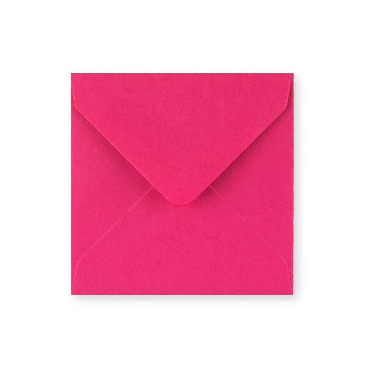Fuschia Pink 100gsm Gummed V-Flap Greeting Card Envelope (116 x 116mm)