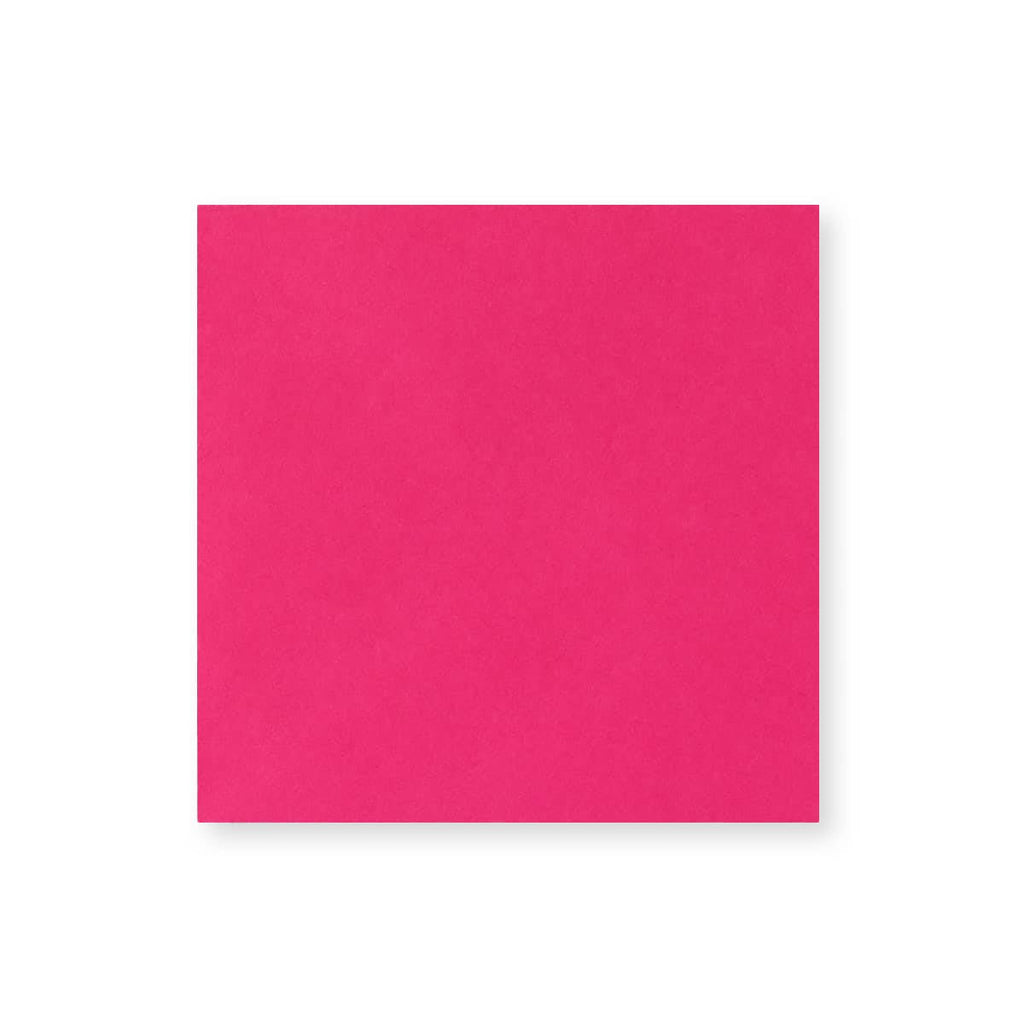 Fuschia Pink 100gsm Gummed V-Flap Greeting Card Envelope (116 x 116mm)