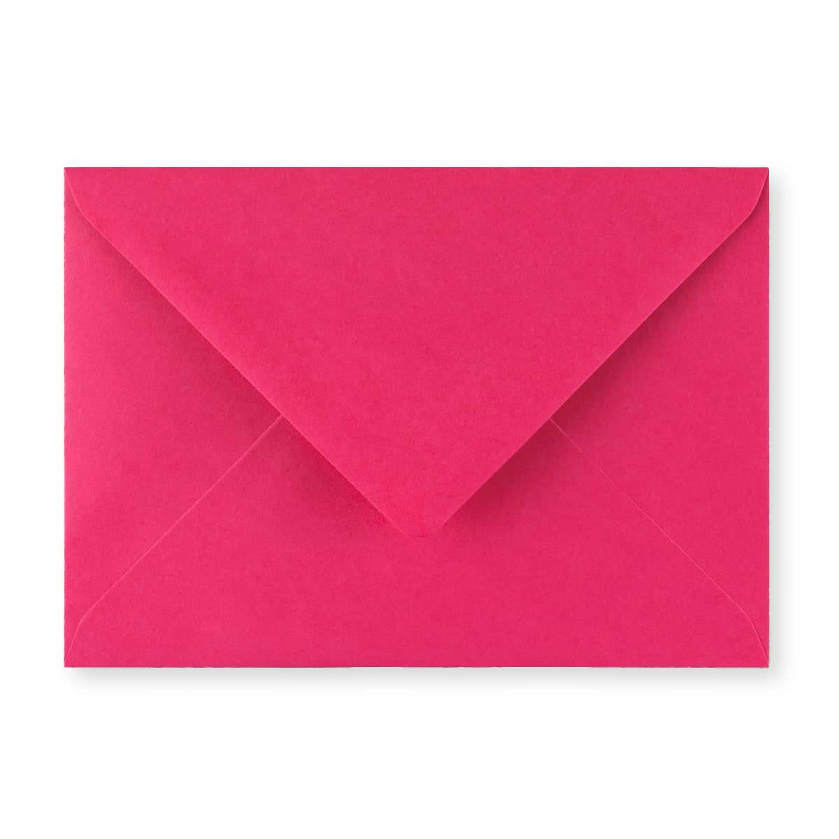 Fuschia Pink 100gsm Gummed V-Flap Greeting Card Envelope (125 x 175mm)