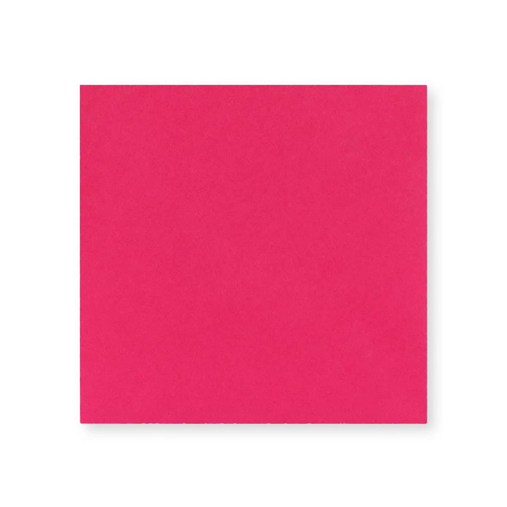 Fuschia Pink 100gsm Gummed V-Flap Greeting Card Envelope (130 x 130mm)