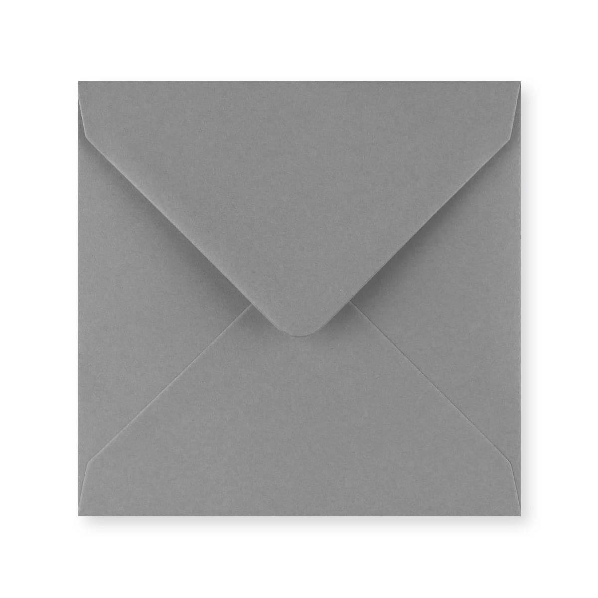 Grey 120gsm Gummed Greeting Card Envelope (140 x 140mm)