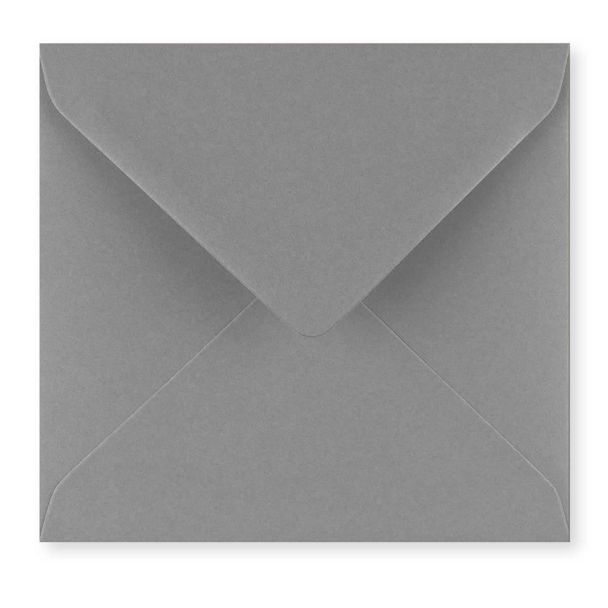 Grey 120gsm Gummed Greeting Card Envelope (155 x 155mm)