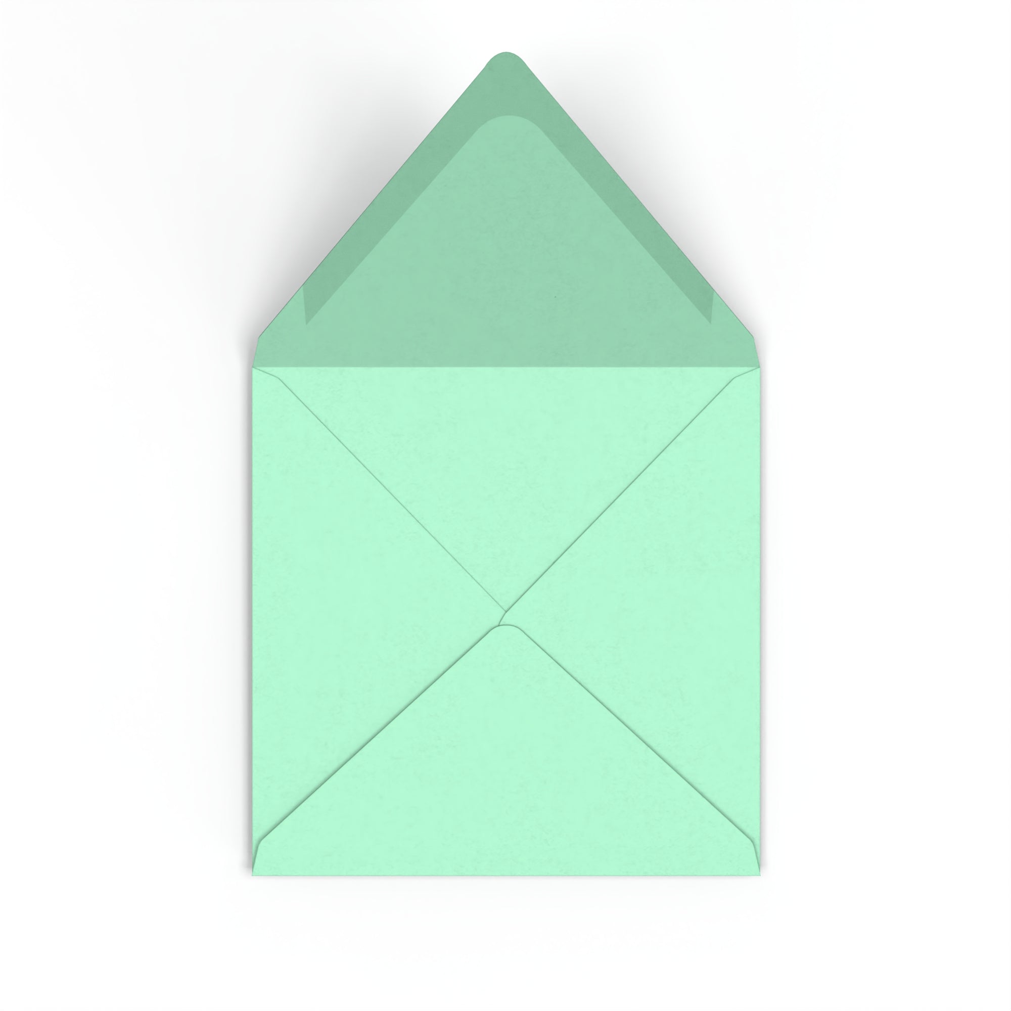 Jade Green British Made 100gsm Gummed V-Flap Envelope (155 x 155mm)