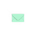 Jade Green British Made 100gsm Gummed V-Flap Envelope (62 x 94mm)