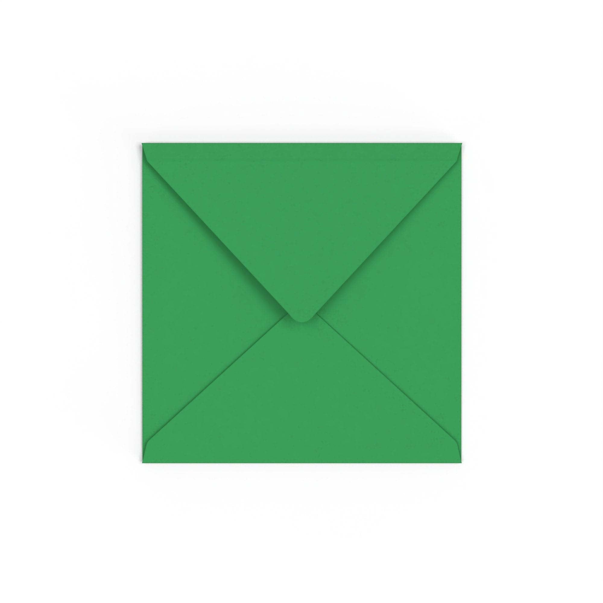 Kelly Green British Made 100gsm Gummed Envelope (155 x 155mm)