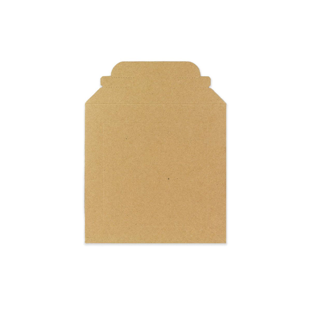 Manila Brown 300gsm Peel & Seal Rigid Board Mailers Envelope (150 x 150mm)