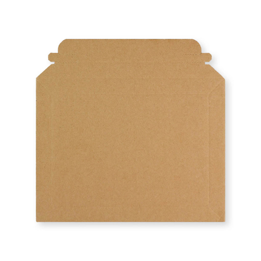 Manila Brown 300gsm Peel & Seal Rigid Board Mailers Envelope (180 x 235mm)