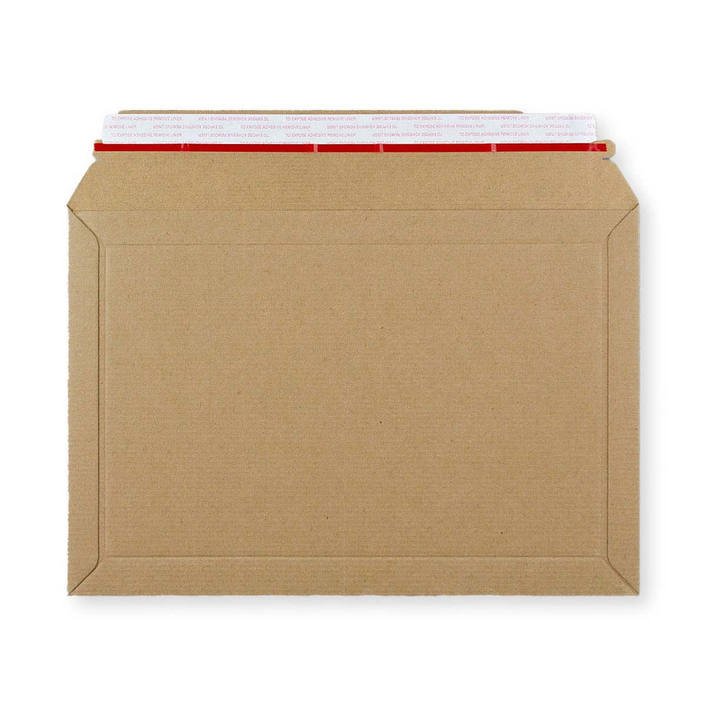 Manila Brown 300gsm Peel & Seal Rigid Board Mailers Envelope (194 x 292mm)