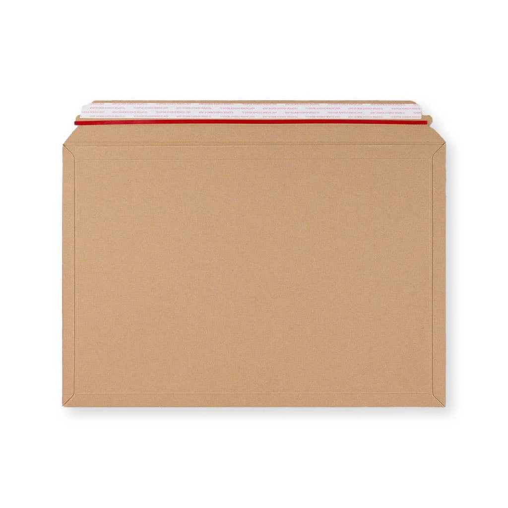 Manila Brown 300gsm Peel & Seal Rigid Board Mailers Envelope (321 x 467mm)