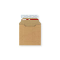 Manila Brown 400gsm Peel & Seal Rigid Board Mailers Envelope (120 x 120mm)