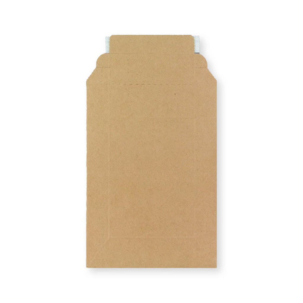 Manila Brown 400gsm Peel & Seal Rigid Board Mailers Envelope (185 x 125mm)