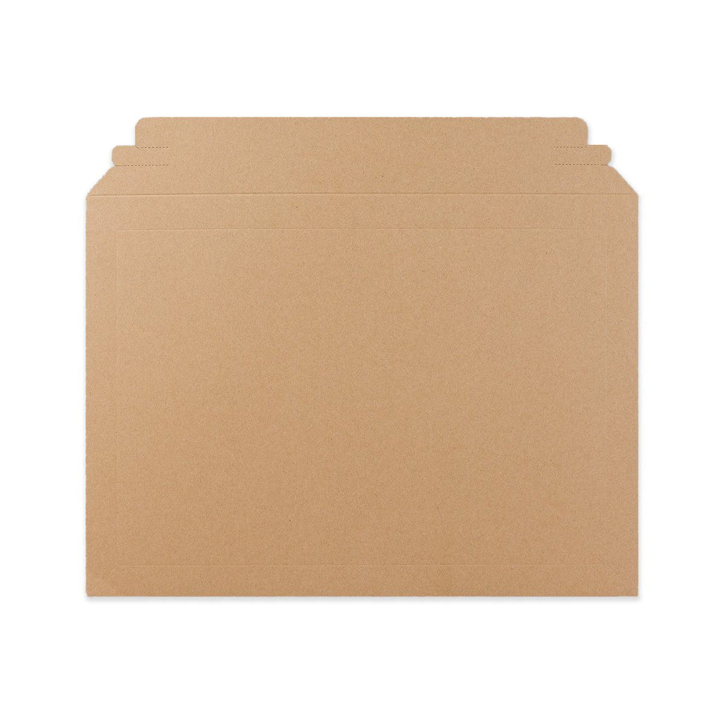Manila Brown 400gsm Peel & Seal Rigid Board Mailers Envelope (328 x 458mm)
