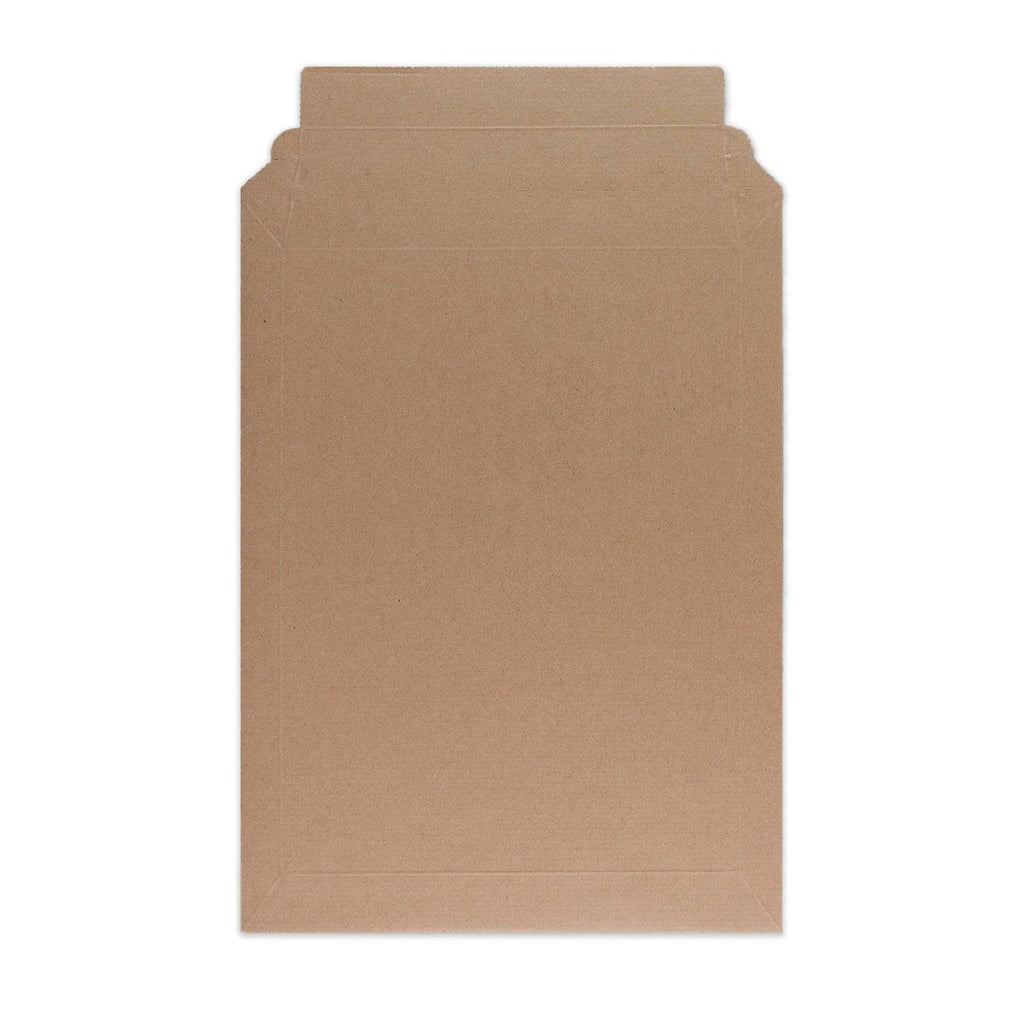 Manila Brown 400gsm Peel & Seal Rigid Board Mailers Envelope (340 x 250mm)