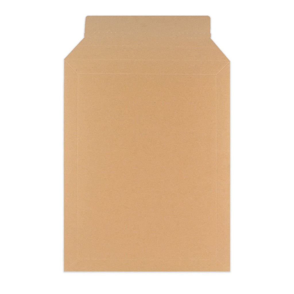 Manila Brown 400gsm Peel & Seal Rigid Board Mailers Envelope (345 x 245mm)