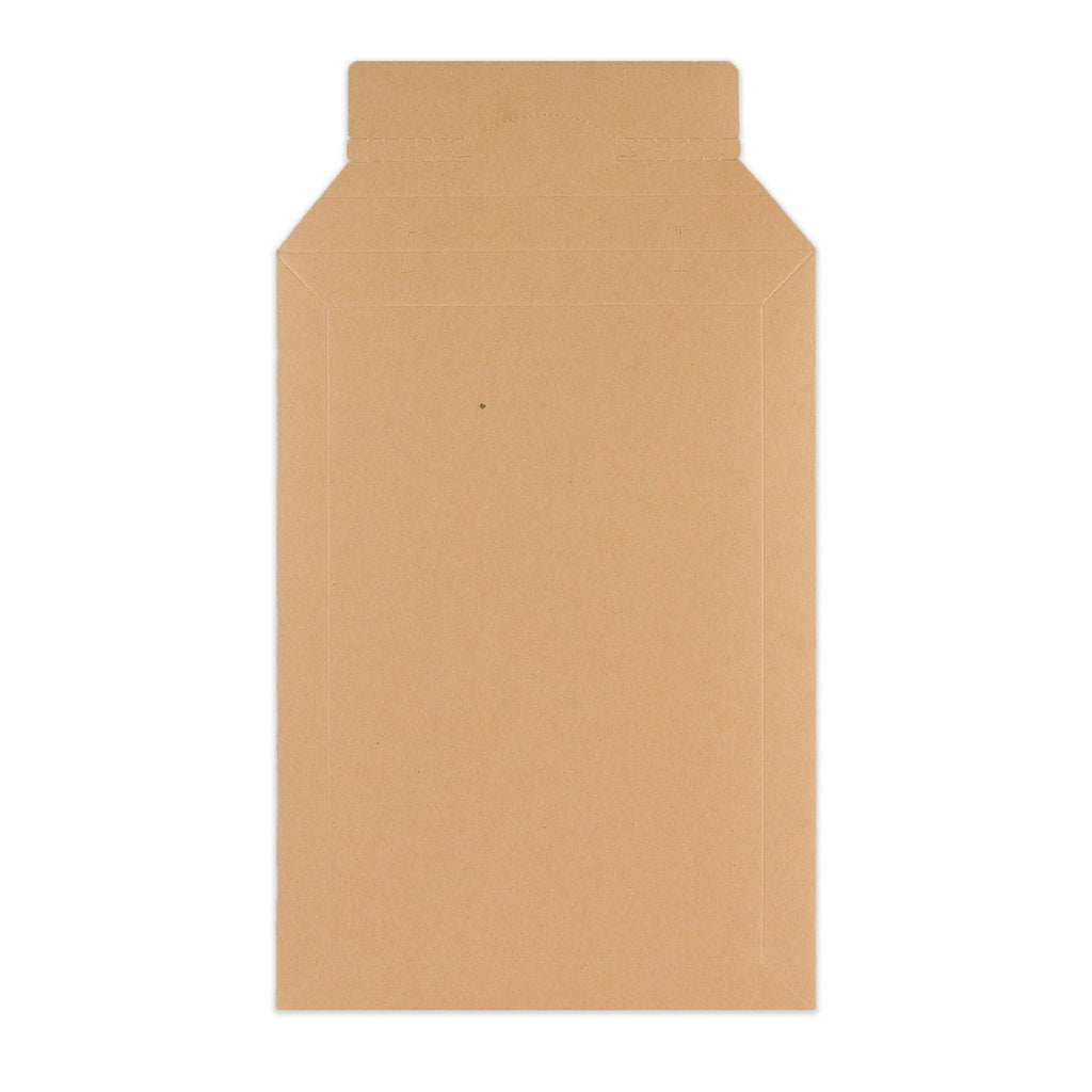 Manila Brown 400gsm Peel & Seal Rigid Board Mailers Envelope (370 x 285mm)