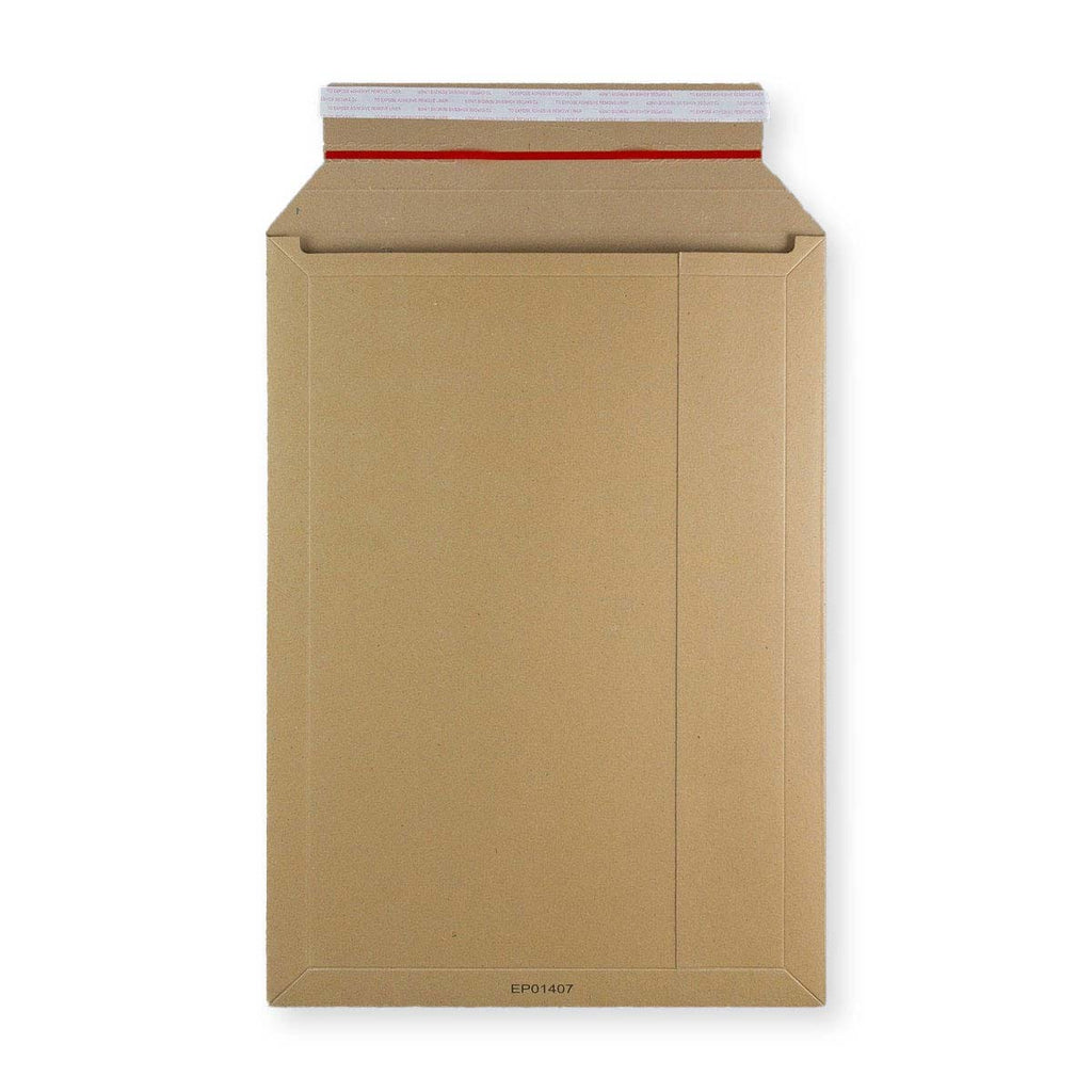 Manila Brown 400gsm Peel & Seal Rigid Board Mailers Envelope (445 x 310mm)