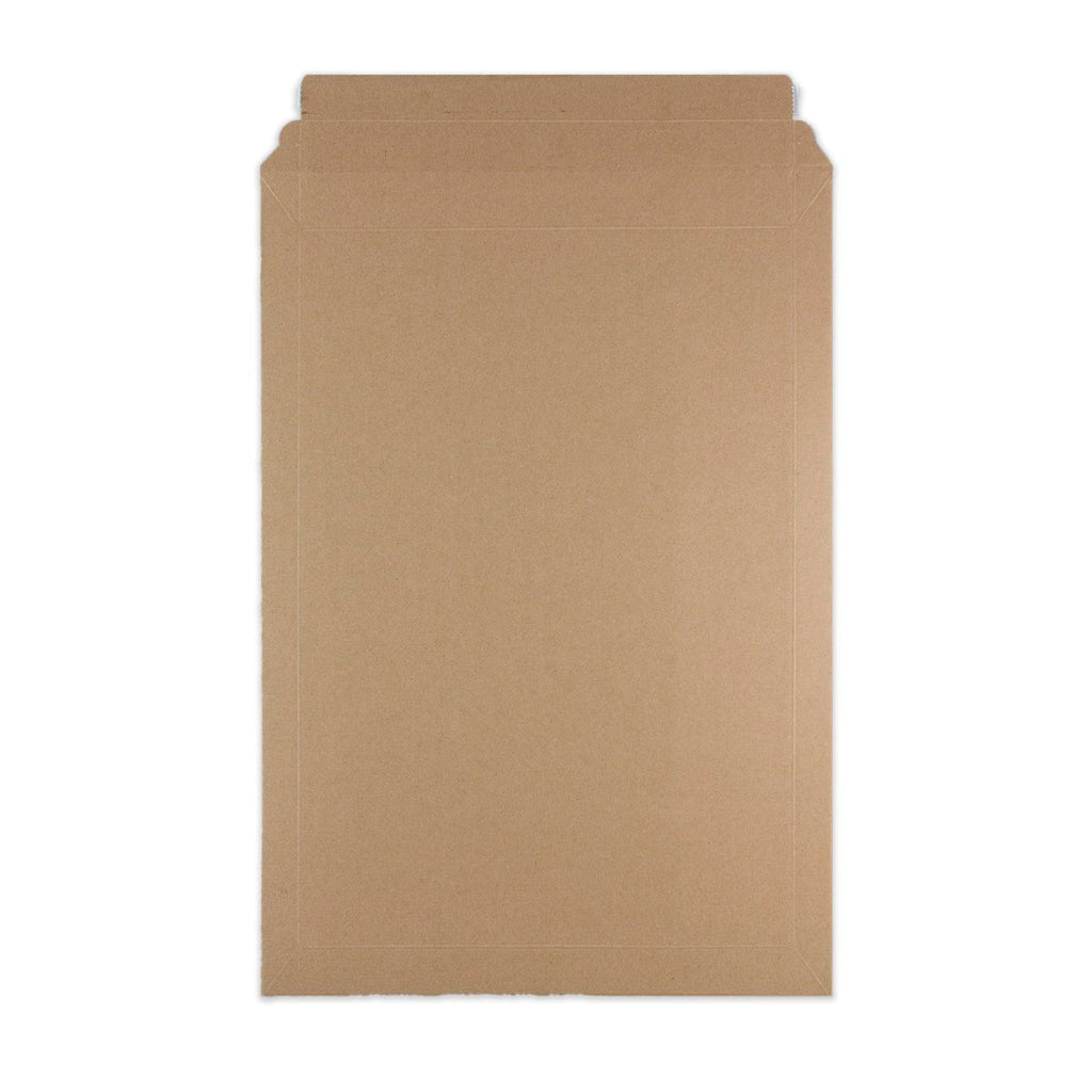 Manila Brown 400gsm Peel & Seal Rigid Board Mailers Envelope (500 x 340mm)
