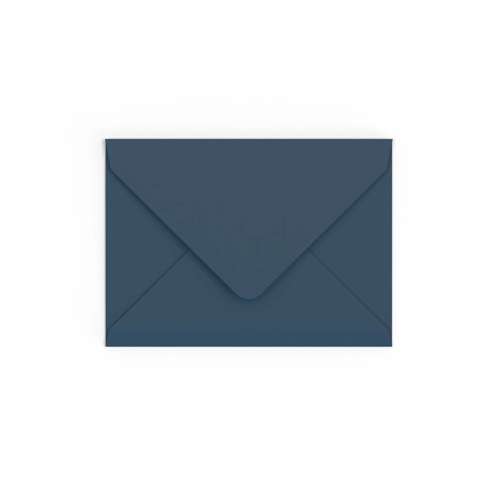 Navy Blue British Made 110gsm Gummed V-Flap Envelope (133 x 184mm)
