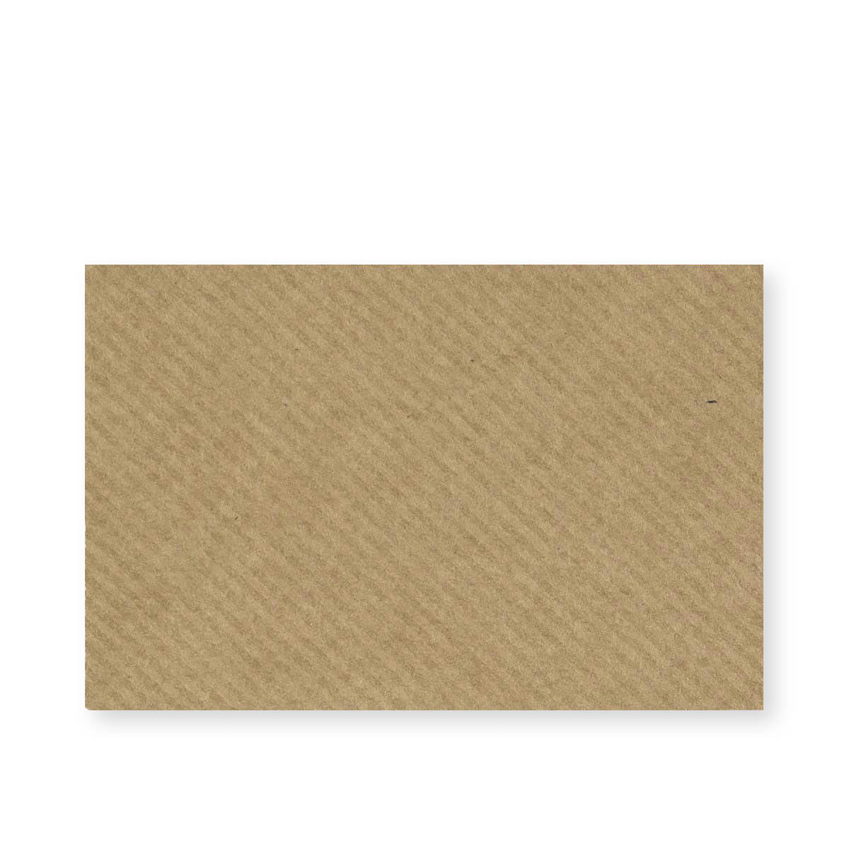 Ribbed Kraft 100gsm Gummed V-Flap Greeting Card Envelope (62 x 94mm)