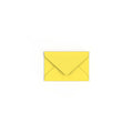 Sunflower Yellow British Made 120gsm Gummed V-Flap Envelope (62 x 94mm)