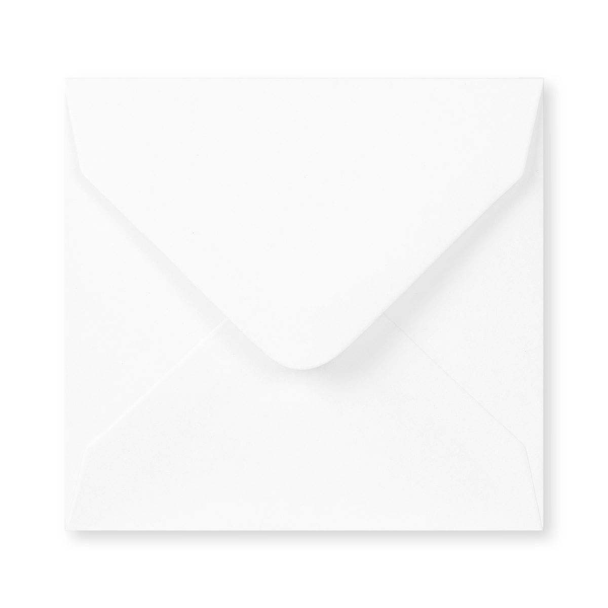 White 120gsm Gummed Greeting Card Envelope (100 x 100mm)