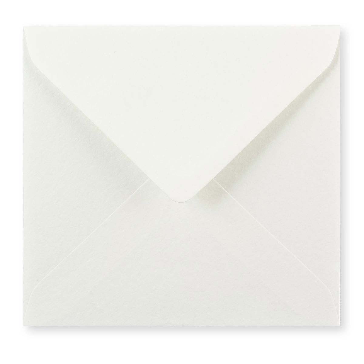 White Hammer 100gsm Gummed V-Flap Envelope (155 x 155mm)